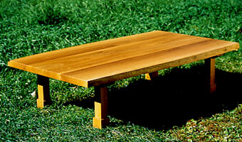 natural-edge low table #009 全景